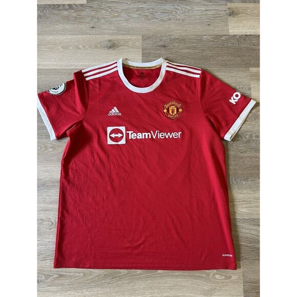 Ronaldo Manchester United Home football shirt 2021 - 2022 Adidas Mens Size 2XL - Picture 1 of 16